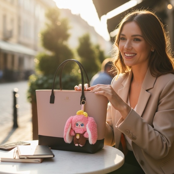 BABY THREE Macaron Cute Bunny V2 PLUSH | NEW | 100% AUTHENTIC | blue & green eye - Picture 11 of 11